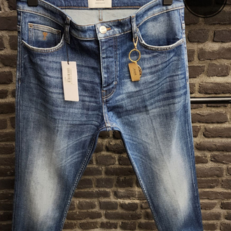 Ami Elite Double Dyed Denim Jean | İthal Kumaş, Metal Logo & Kalp İşleme