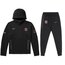 FC Barcelona Tech Fleece Siyah Eşofman Takımı