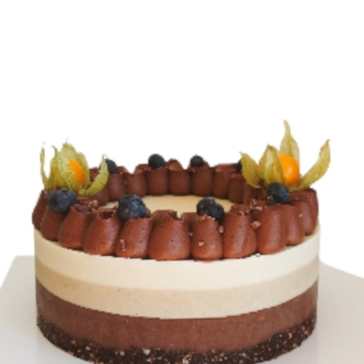 Triple Mocha Raw&Vegan Cheesecake