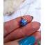 Mini Saturn Mavi Opal Kolye