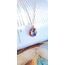 Spiral Blue Pear Kolye