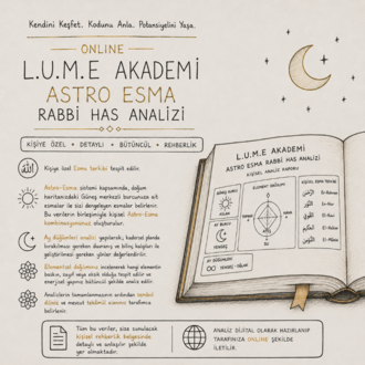 Online L.U.M.E. Astro-Esma Analizi