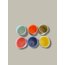 Rainbow Porselen Turk Kahvesi fincan takımı - 6 lı