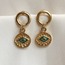 GREEN ANTIQUE EVELEYE Küpe / Earring