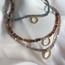 Sunshine Bead Halka Kolye / Necklace (2 li kolye)