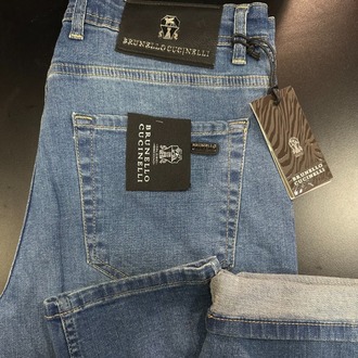 BRUNELLO CUCİNELLİ MAVİ KOT PANTOLON