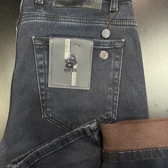 BOSS LACİVERT KOT PANTOLON