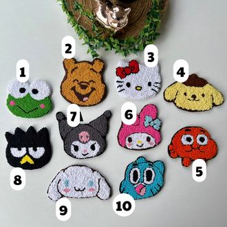 Sanrio Karakterli El Yapımı Bardak Altlığı Sevimli Ev Dekoru