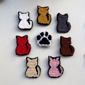 Renkli Kedi Rozetler 2’li Set