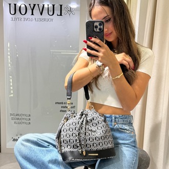 BLACK LUVS VAKKO BÜZGÜLÜ ÇANTA 