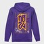 LaQuerencia KB24 Baskılı Kapüşonlu Oversize Sweatshirt LQ-0203