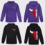 LaQuerencia Chicago Bulls 2 Baskılı Kapüşonlu Oversize Sweatshirt LQ-0195
