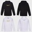 LaQuerencia Mission Passed Baskılı Kapüşonlu Oversize Sweatshirt LQ-0212