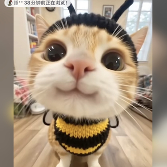 Arı konseptli pet kıyafeti