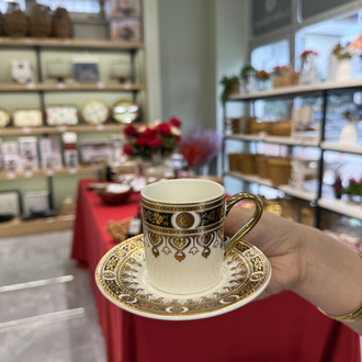 90 CC Gold Desenli Türk Kahvesi Fincan Takımı
