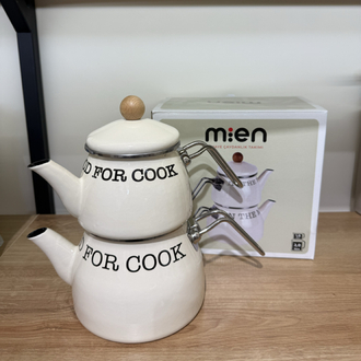 Mien Emaye Çaydanlık Takımı FOR COOK Serisi – 1L/2L