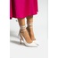 La Limar beyaz 8,5 cm bağcıklı Stiletto 