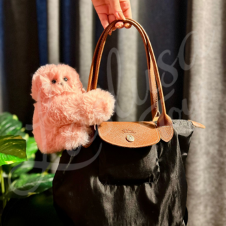 Mirumi - Duygusal Zekalı Sesli ve Hareketli Peluş Mini Oyuncak Robot Pembe