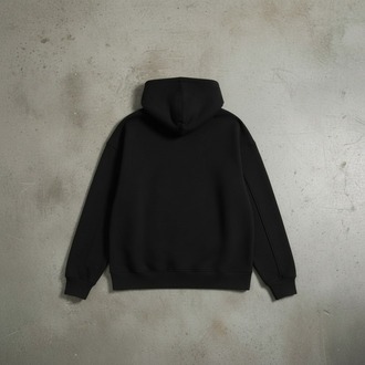 Siyah basic Hoodie 