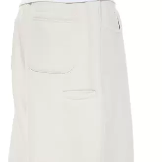 Baggy eşofman altı beyaz renk