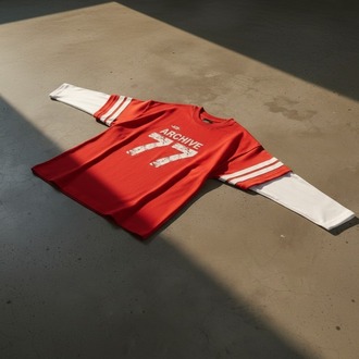 Baskılı uzun kollu tshirt 