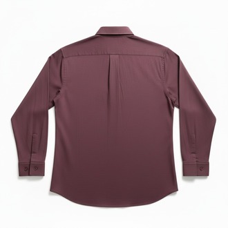 Modal Kumaş Bordo Oversize Gömlek