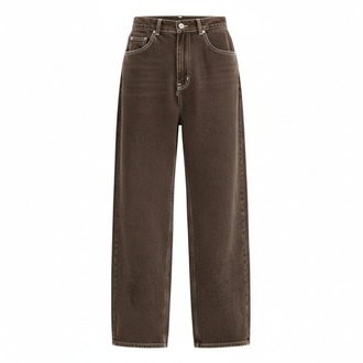 Kahve taşmalamı vintage jean 