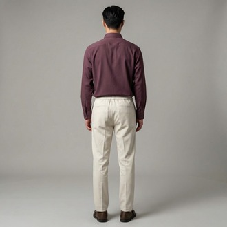 Modal Kumaş Bordo Oversize Gömlek