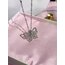 Pink Kelebek Kolye | ÇELİK