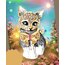KEDİLİ BROŞ