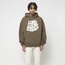 LOW LIGHTS Retro Hoodie Brown