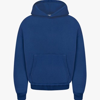 7HEAVENS Heavy Blank Hoodie - Ocean Blue