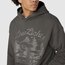 LOW LIGHTS Rhinestone Hoodie Dark Grey