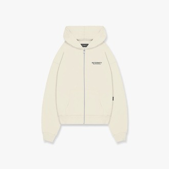 RETERNITY Creative Dept Zip Hoodie - Cream