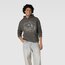 LOW LIGHTS Rhinestone Hoodie Dark Grey