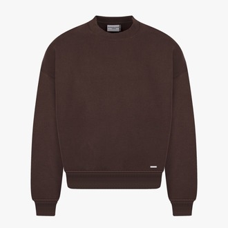 7HEAVENS Heavy Blank Sweater - Chocolate