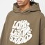 LOW LIGHTS Retro Hoodie Brown