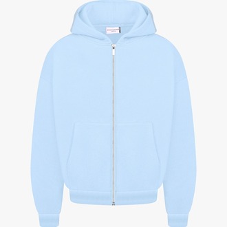 7HEAVENS Heavy Blank Hoodie - Baby Blue