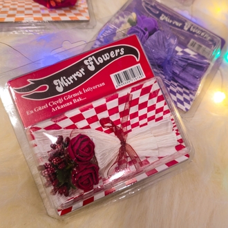 Solmayan Mini Mirror Flowers Hediyelik Buket 