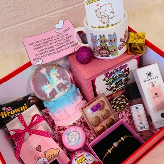 Mega Elite Romantik Experience Box / Özel Tasarım Hediye Kutusu 