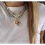 2li Silver&Gold Kolye Set