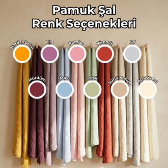 Kişiye Özel Pamuk Şal Tasarımı