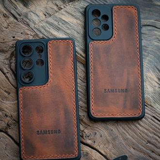Deri Samsung telefon kılıfı