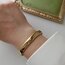 Lente Aksesuar Xuping Gold Ajda Model Kelepçe Bilezik (8mm)