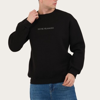 Sevgilinize Özel Tarih Nakışlı SWEATSHIRT