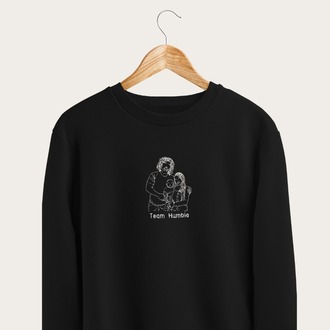 Kişiye Özel Fotoğraf Nakış SWEATSHIRT