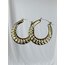 huge peace earrings