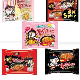 Hot Chicken Ramen 5 li Kombo Karışık Paket 5 adet