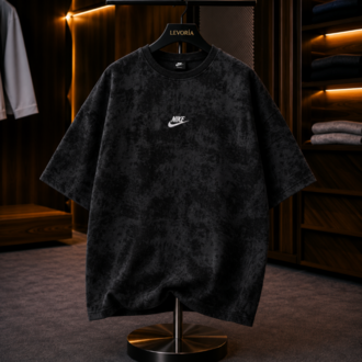 NK Bisiklet Yaka Oversize Yıkamalı Tshirt