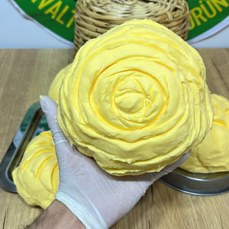 Özel tahta yayık ağaç yayık tereyağı net 1 kg